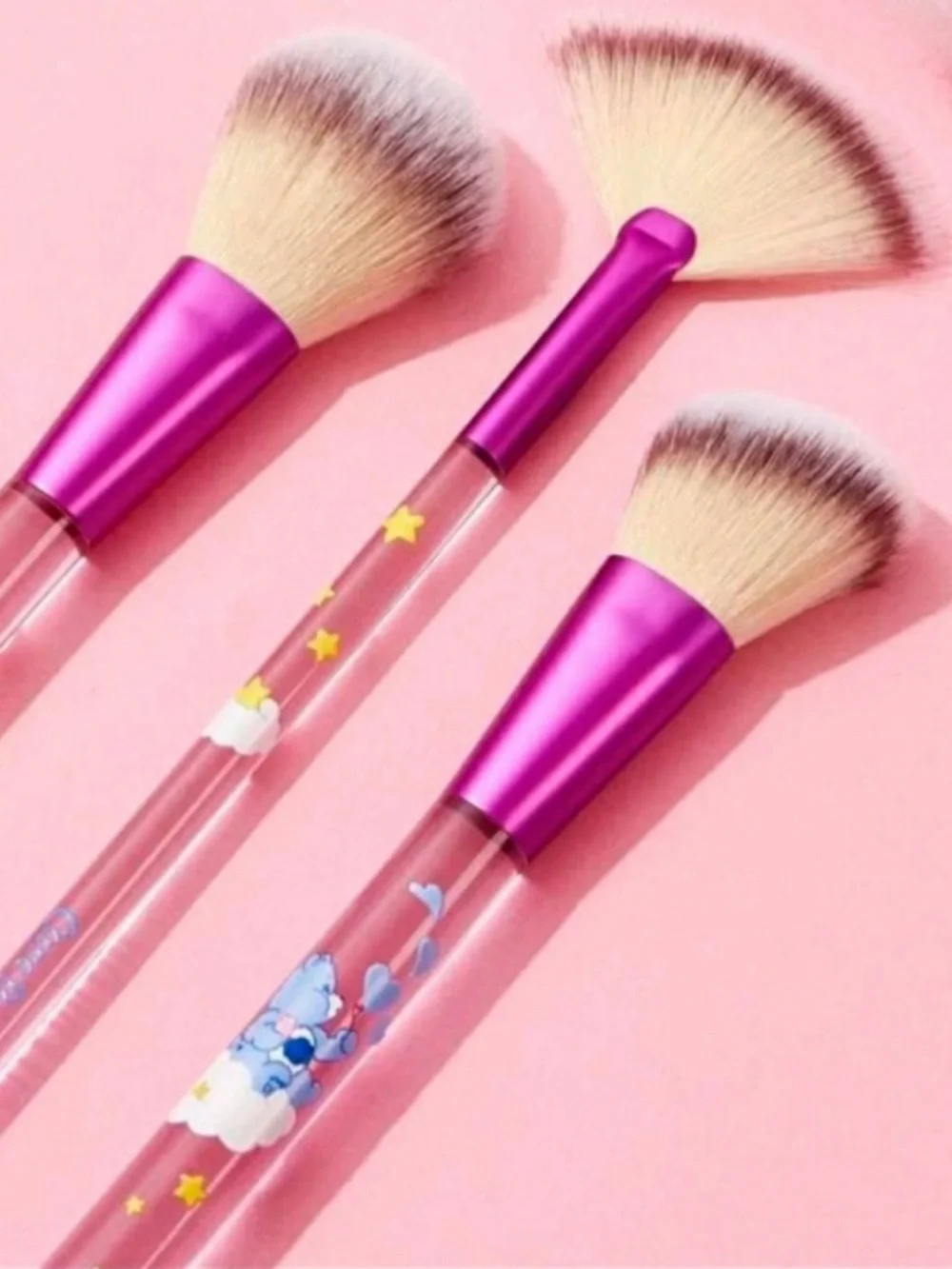 Care Bears Set of 3 Face Brushes